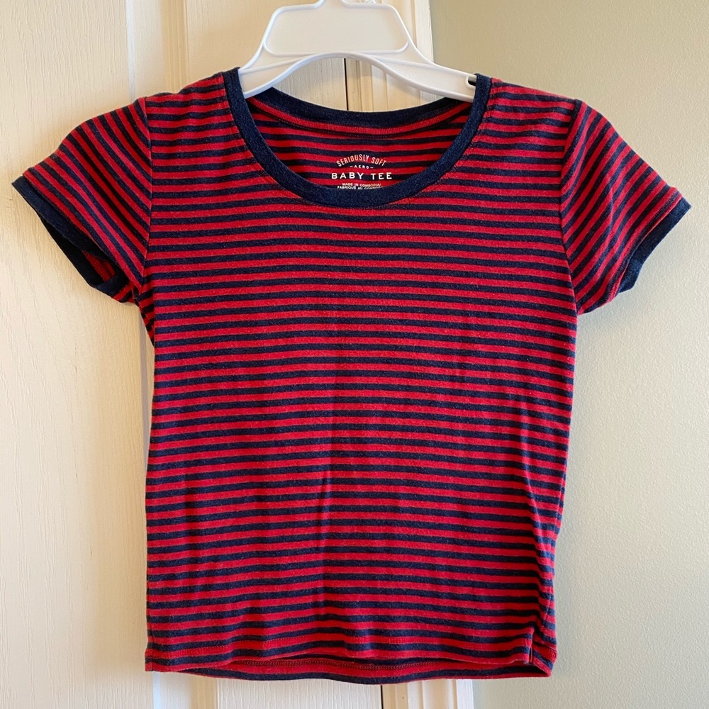 Aeropostale Seriously Soft Baby Tee Crop Top